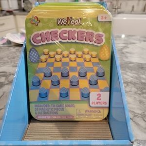 WeVeel Travel Checkers Magnetic